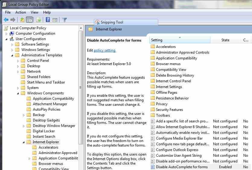 Administrative Templates For Windows Internet Explorer 9